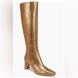 Gold Knee-High Women's Boots WC